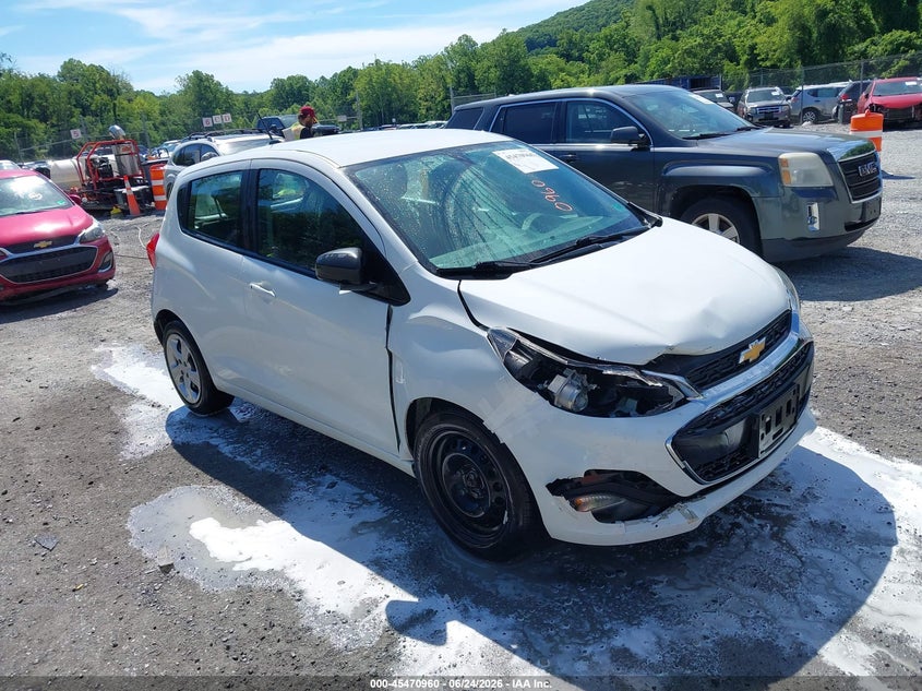 2020 Chevrolet Spark VIN KL8CB6SA8LC421430 IAAI salvage auction — FRONT END, Salvage Title, sold $750 on 2026-08-02 (photo 1)