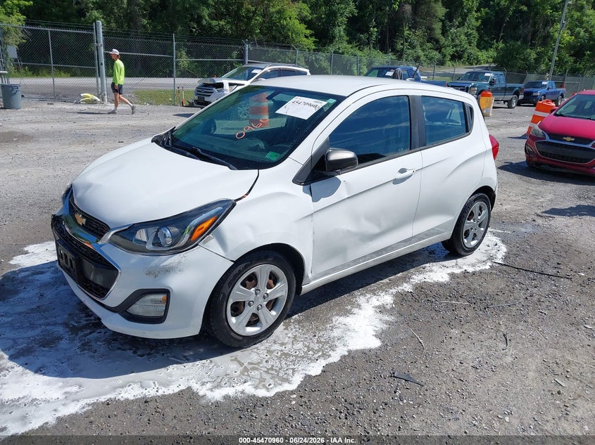2020 Chevrolet Spark VIN KL8CB6SA8LC421430 IAAI salvage auction — FRONT END, Salvage Title, sold $750 on 2026-08-02 (photo 2)
