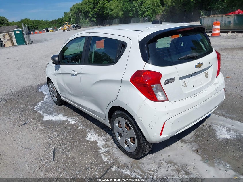 2020 Chevrolet Spark VIN KL8CB6SA8LC421430 IAAI salvage auction — FRONT END, Salvage Title, sold $750 on 2026-08-02 (photo 3)