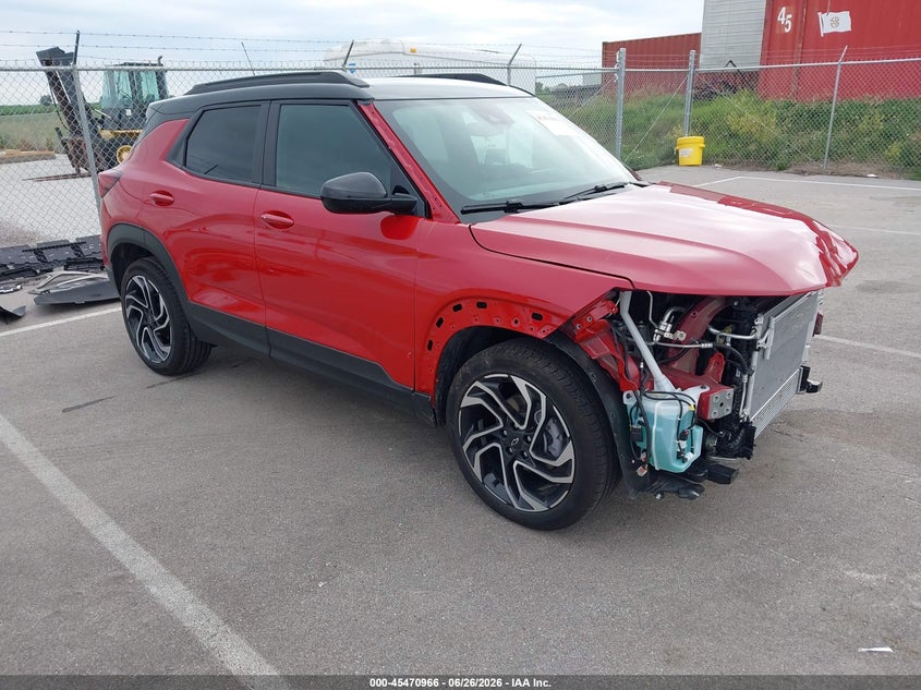 2026 Chevrolet Trailblazer VIN KL79MTSL7TB095392 IAAI salvage auction — FRONT END, Salvage (Nebraska), sold $8,300 on 2026-08-01 (photo 1)