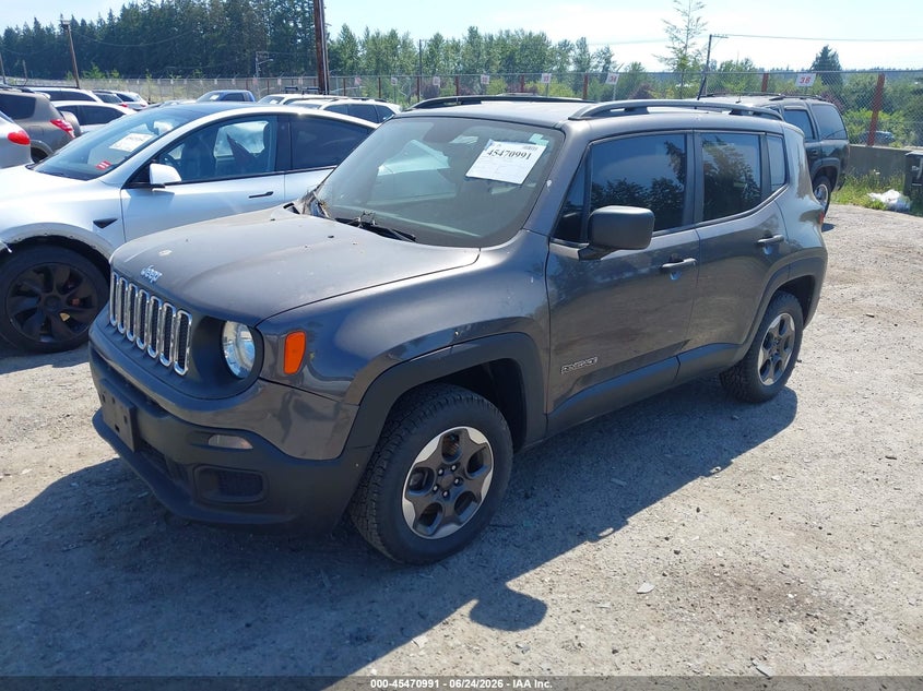 2018 Jeep Renegade VIN ZACCJBAH8JPH17641 IAAI salvage auction — NORMAL WEAR, Affidavit In Lieu Of Title - Non-Public (Washington), sold $1,550 on 2026-07-22 (photo 2)