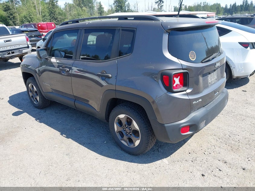 2018 Jeep Renegade VIN ZACCJBAH8JPH17641 IAAI salvage auction — NORMAL WEAR, Affidavit In Lieu Of Title - Non-Public (Washington), sold $1,550 on 2026-07-22 (photo 3)