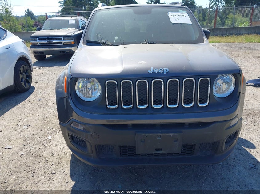 2018 Jeep Renegade VIN ZACCJBAH8JPH17641 IAAI salvage auction — NORMAL WEAR, Affidavit In Lieu Of Title - Non-Public (Washington), sold $1,550 on 2026-07-22 (photo 6)