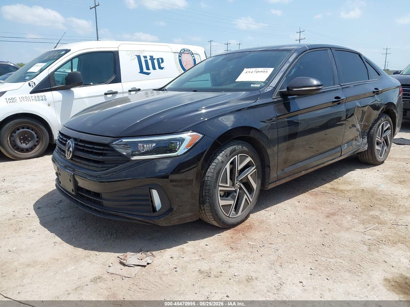 2024 Volkswagen Jetta VIN 3VWGM7BU2RM099794 IAAI salvage auction — SIDE, Original (Texas), sold $8,600 on 2026-08-24 (photo 2)