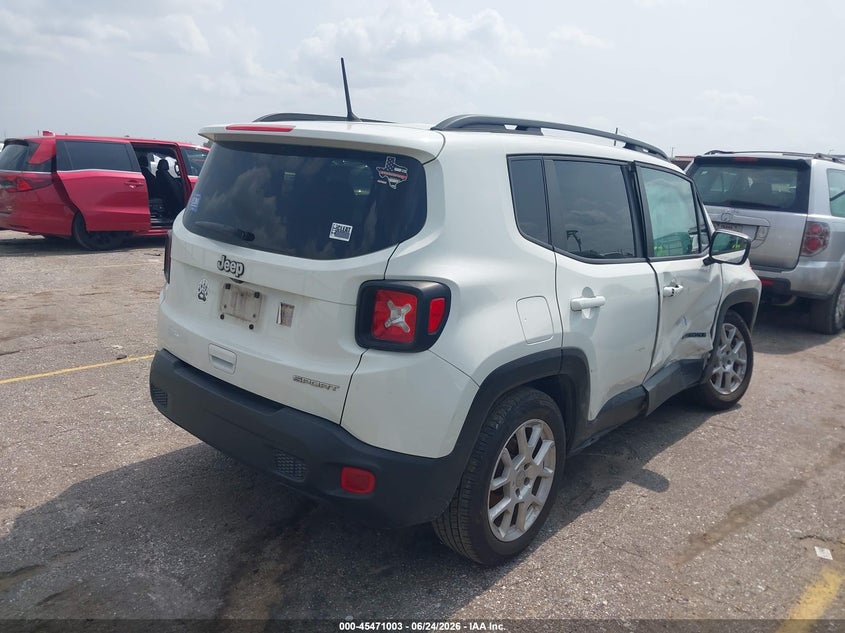 2020 Jeep Renegade VIN ZACNJAAB3LPK95082 IAAI salvage auction — RIGHT SIDE, Wait Title, sold $825 on 2026-08-19 (photo 4)