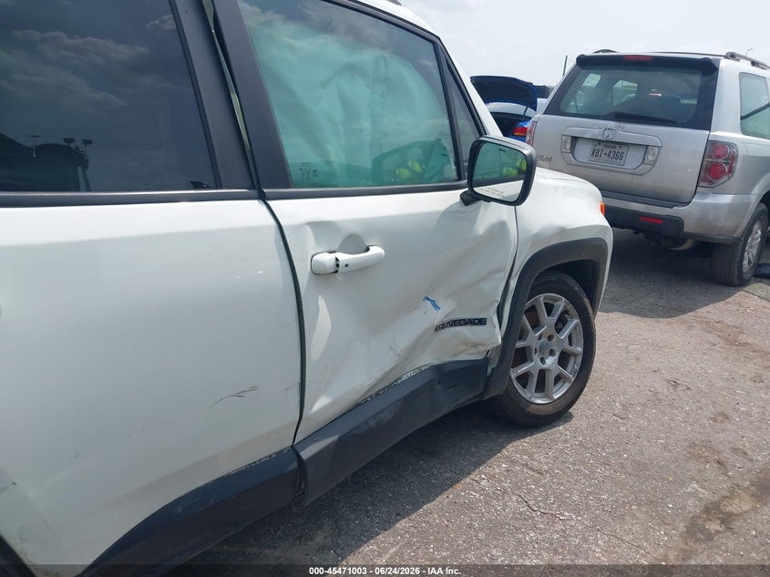 2020 Jeep Renegade VIN ZACNJAAB3LPK95082 IAAI salvage auction — RIGHT SIDE, Wait Title, sold $825 on 2026-08-19 (photo 6)