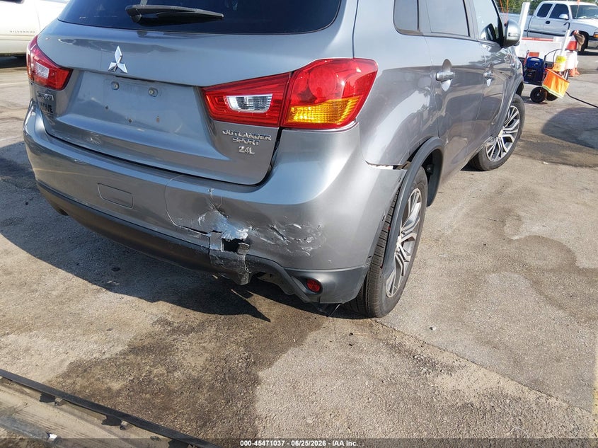 2016 Mitsubishi Outlander VIN JA4AP3AW5GZ023357 IAAI salvage auction — REAR END, Salvage (South Carolina), sold $1,700 on 2026-07-22 (photo 6)