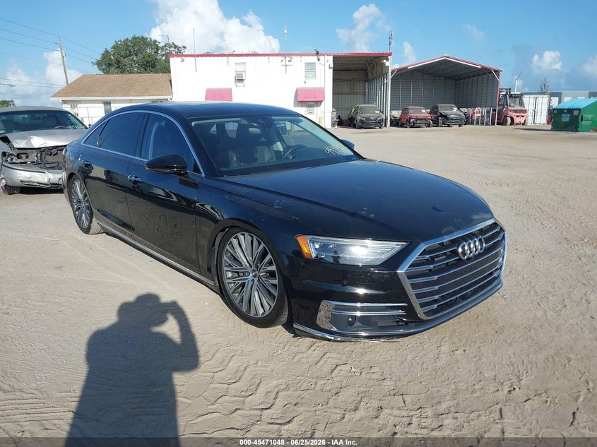 2019 Audi A8 VIN WAU8DAF86KN017141 IAAI salvage auction — RIGHT FRONT, Salvage Title, sold $13,100 on 2026-07-28 (photo 1)