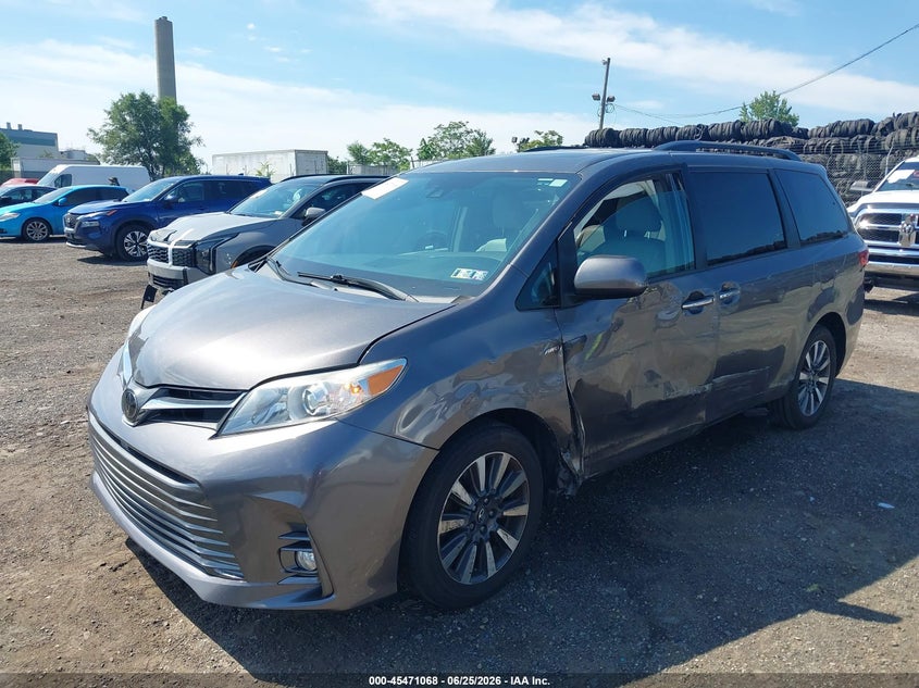 2018 Toyota Sienna VIN 5TDDZ3DC9JS193468 IAAI salvage auction — LEFT SIDE, Salvage (Pennsylvania), sold $8,800 on 2026-07-31 (photo 2)