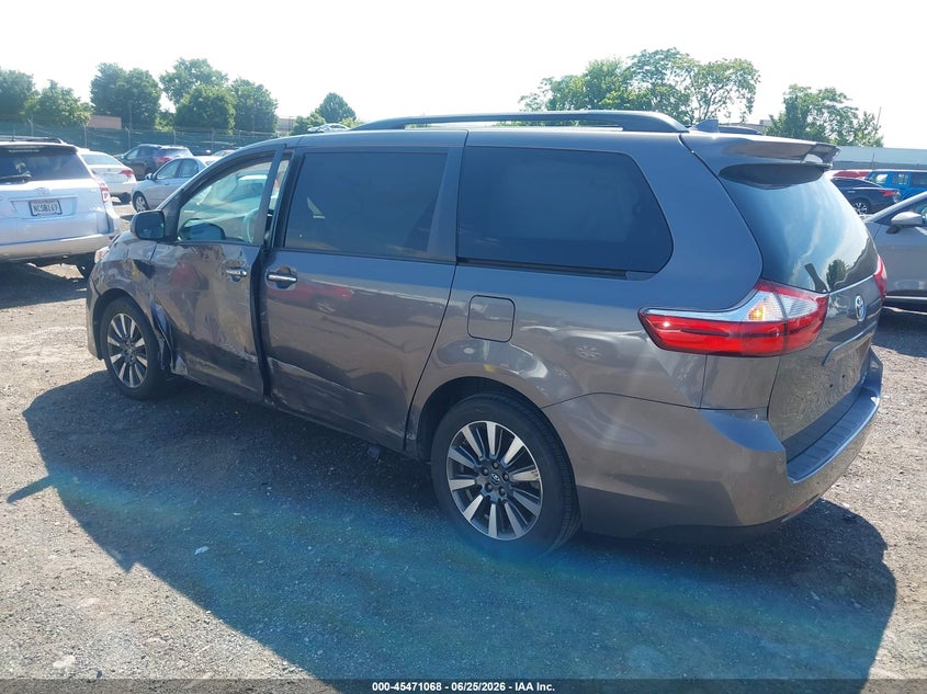 2018 Toyota Sienna VIN 5TDDZ3DC9JS193468 IAAI salvage auction — LEFT SIDE, Salvage (Pennsylvania), sold $8,800 on 2026-07-31 (photo 3)