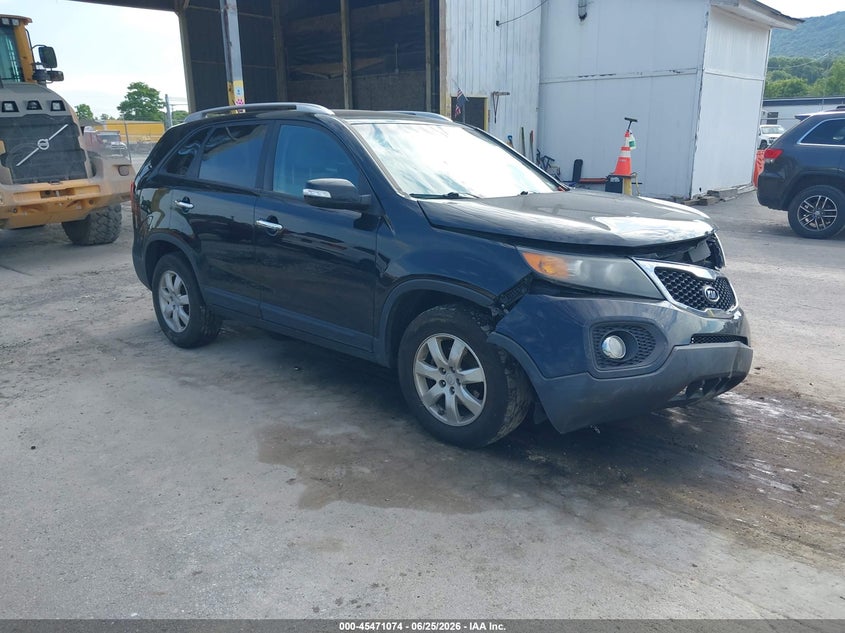 2011 Kia Sorento VIN 5XYKT3A11BG125546 IAAI salvage auction — FRONT END, Salvage (Pennsylvania), sold $1,050 on 2026-07-31 (photo 1)