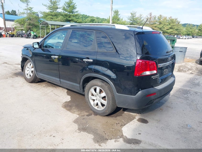 2011 Kia Sorento VIN 5XYKT3A11BG125546 IAAI salvage auction — FRONT END, Salvage (Pennsylvania), sold $1,050 on 2026-07-31 (photo 3)