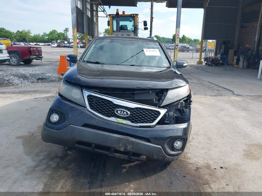 2011 Kia Sorento VIN 5XYKT3A11BG125546 IAAI salvage auction — FRONT END, Salvage (Pennsylvania), sold $1,050 on 2026-07-31 (photo 6)