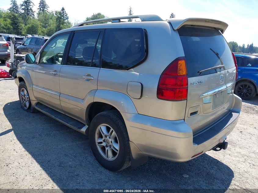 2004 Lexus Gx 470 VIN JTJBT20X840062659 IAAI salvage auction — NORMAL WEAR, Affidavit In Lieu Of Title - Non-Public (Washington), sold $2,700 on 2026-07-22 (photo 3)