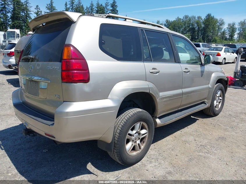 2004 Lexus Gx 470 VIN JTJBT20X840062659 IAAI salvage auction — NORMAL WEAR, Affidavit In Lieu Of Title - Non-Public (Washington), sold $2,700 on 2026-07-22 (photo 4)