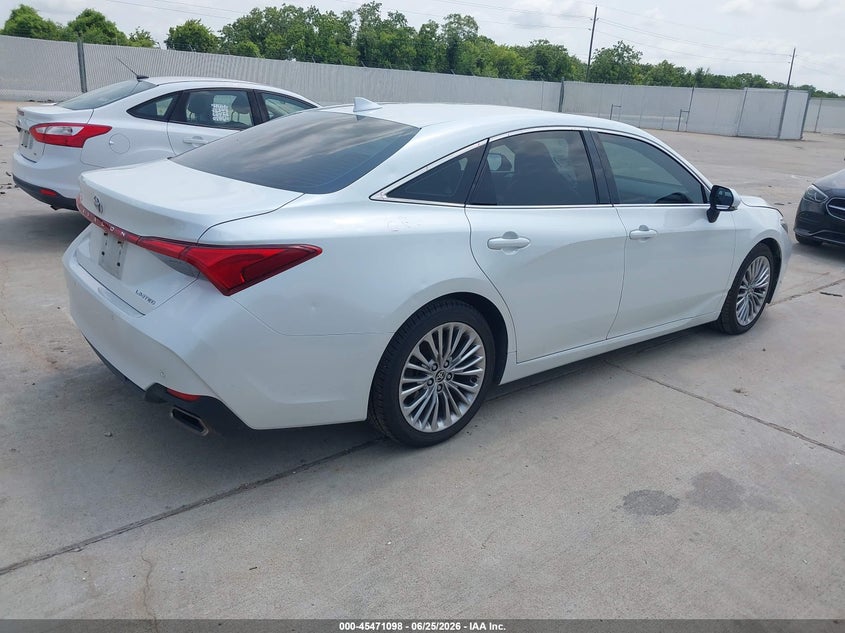 2021 Toyota Avalon VIN 4T1DZ1FB6MU058453 IAAI salvage auction — HAIL, Original (Texas), sold $16,600 on 2026-08-14 (photo 4)