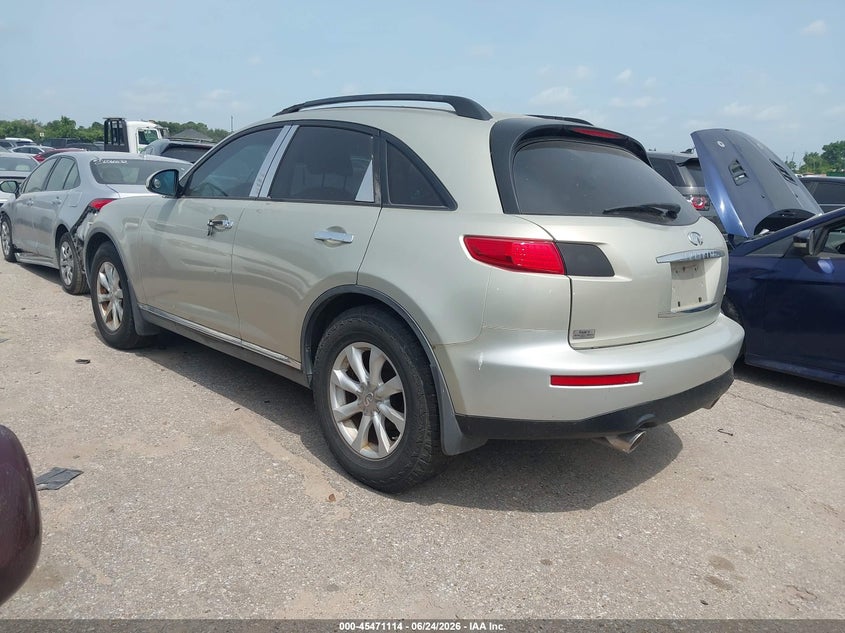 2006 Infiniti Fx35 VIN JNRAS08W76X209713 IAAI salvage auction — NORMAL WEAR, Certificate Of Origin (New York), sold $325 on 2026-07-08 (photo 3)