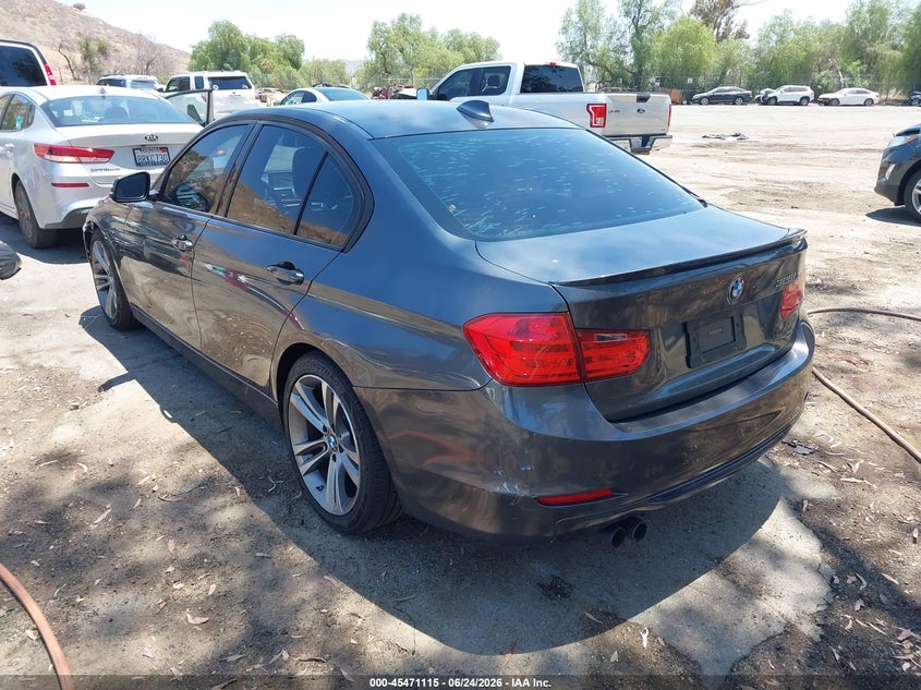 2015 BMW 3er VIN WBA3C1C58FK122004 IAAI salvage auction — FRONT END, Salvage (California), sold $625 on 2026-07-28 (photo 3)