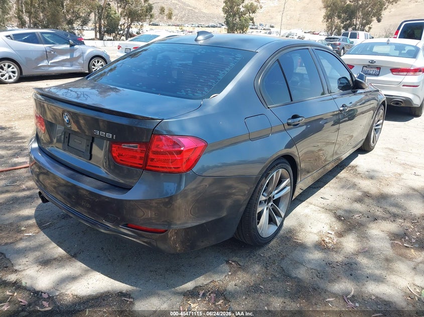 2015 BMW 3er VIN WBA3C1C58FK122004 IAAI salvage auction — FRONT END, Salvage (California), sold $625 on 2026-07-28 (photo 4)