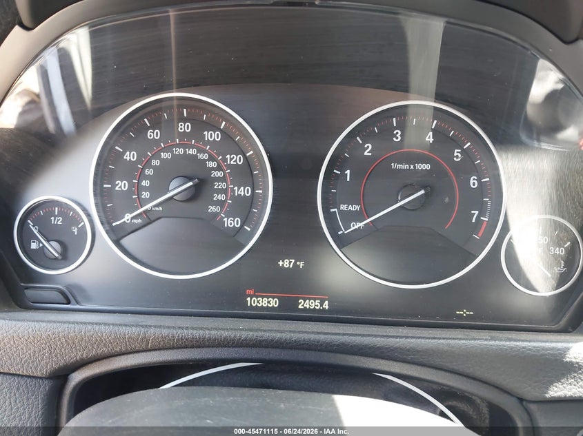 2015 BMW 3er VIN WBA3C1C58FK122004 IAAI salvage auction — FRONT END, Salvage (California), sold $625 on 2026-07-28 (photo 7)
