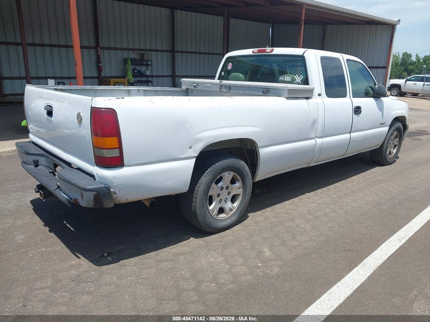 2001 Chevrolet Silverado 1500 VIN 1GCEC19T51E168155 IAAI salvage auction — NORMAL WEAR, Clear (Mississippi), sold $550 on 2026-07-09 (photo 4)
