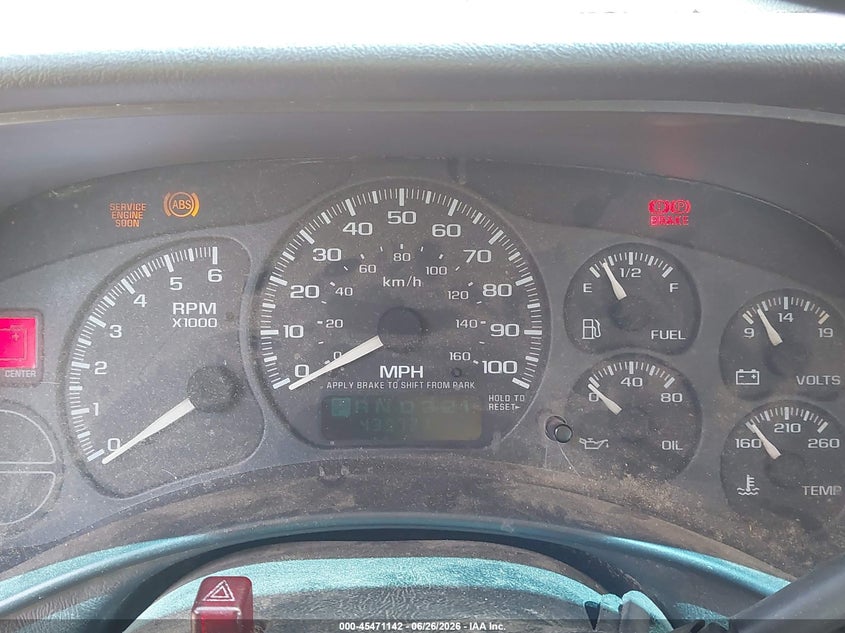 2001 Chevrolet Silverado 1500 VIN 1GCEC19T51E168155 IAAI salvage auction — NORMAL WEAR, Clear (Mississippi), sold $550 on 2026-07-09 (photo 7)