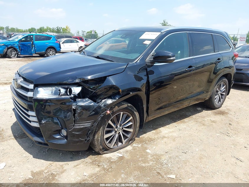 2018 Toyota Highlander VIN 5TDJZRFH8JS528945 IAAI salvage auction — RIGHT REAR, Salvage Title, sold $6,200 on 2026-07-23 (photo 2)