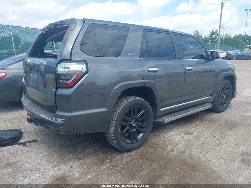 2014 Toyota 4runner VIN JTEBU5JR3E5177123 IAAI salvage auction — SIDE, Clear (Indiana), sold $8,300 on 2026-07-16 (photo 4)
