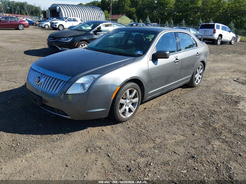 2010 Mercury Milan VIN 3MEHM0CG3AR663451 IAAI salvage auction — NORMAL WEAR, Clear (New Jersey), sold $425 on 2026-07-09 (photo 2)