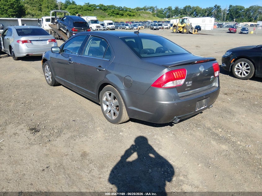 2010 Mercury Milan VIN 3MEHM0CG3AR663451 IAAI salvage auction — NORMAL WEAR, Clear (New Jersey), sold $425 on 2026-07-09 (photo 3)