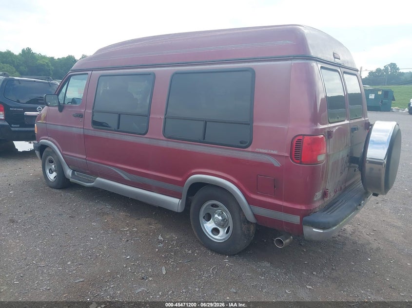 1997 Dodge Ram van VIN 2B6HB21Z5VK589269 IAAI salvage auction — NORMAL WEAR, Clear (Tennessee), sold $2,000 on 2026-07-08 (photo 3)