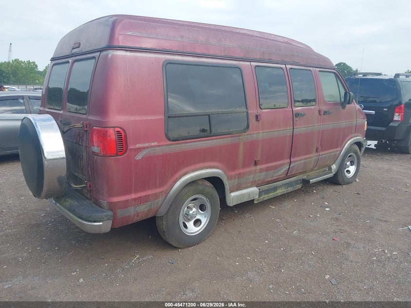 1997 Dodge Ram van VIN 2B6HB21Z5VK589269 IAAI salvage auction — NORMAL WEAR, Clear (Tennessee), sold $2,000 on 2026-07-08 (photo 4)