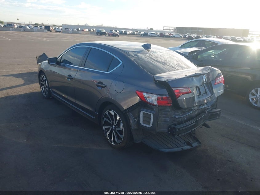 2018 Acura Ilx VIN 19UDE2F44JA004932 IAAI salvage auction — REAR END, Salvage (Arizona), sold $4,150 on 2026-07-23 (photo 3)