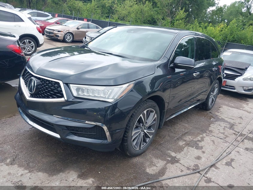 2019 Acura Mdx VIN 5J8YD4H51KL000090 IAAI salvage auction — HAIL, Salvage Title, sold $4,925 on 2026-09-02 (photo 2)