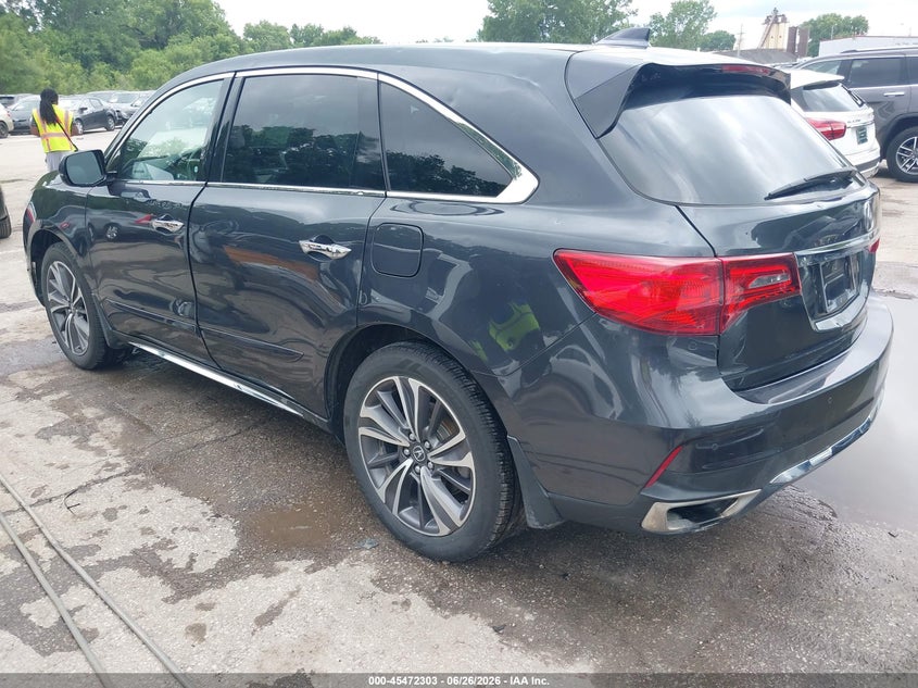 2019 Acura Mdx VIN 5J8YD4H51KL000090 IAAI salvage auction — HAIL, Salvage Title, sold $4,925 on 2026-09-02 (photo 3)