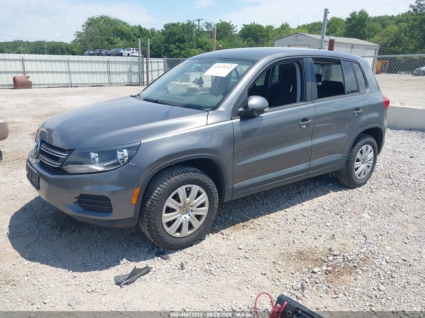 2014 Volkswagen Tiguan VIN WVGCV3AX4EW624105 IAAI salvage auction — FRONT END, Salvage (Ohio), sold $1,000 on 2026-07-08 (photo 2)