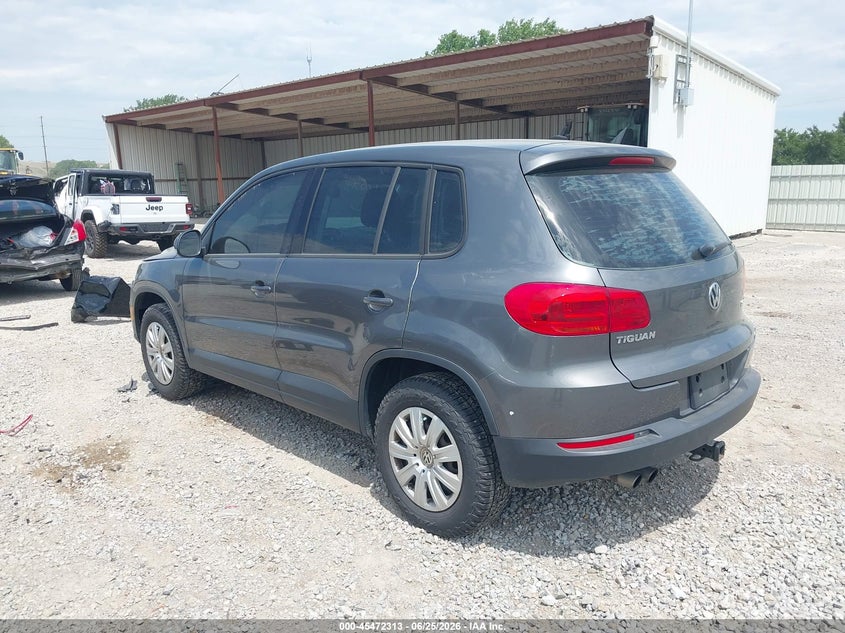 2014 Volkswagen Tiguan VIN WVGCV3AX4EW624105 IAAI salvage auction — FRONT END, Salvage (Ohio), sold $1,000 on 2026-07-08 (photo 3)