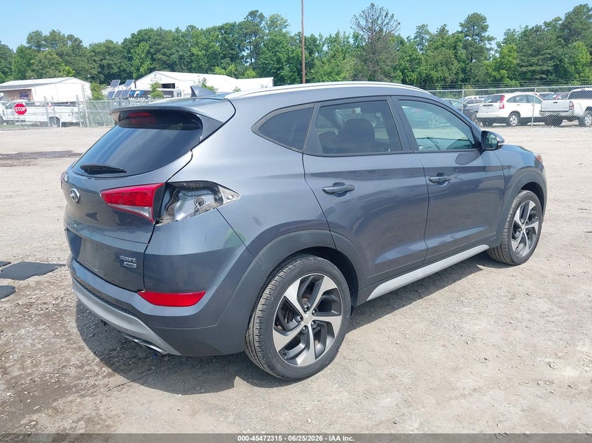 2018 Hyundai Tucson VIN KM8J3CAL6JU741135 IAAI salvage auction — REAR END, Salvage (Virginia), sold $4,000 on 2026-07-17 (photo 4)