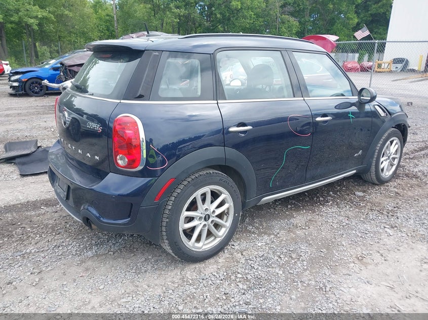 2016 Mini Countryman VIN WMWZC5C57GWU01813 IAAI salvage auction — RIGHT FRONT, Salvage Title, sold $925 on 2026-07-21 (photo 4)