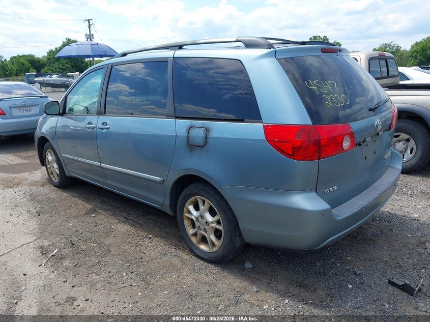 2006 Toyota Sienna VIN 5TDBA22C76S055009 IAAI salvage auction — NORMAL WEAR, Clear (Virginia), sold $1,000 on 2026-07-07 (photo 3)