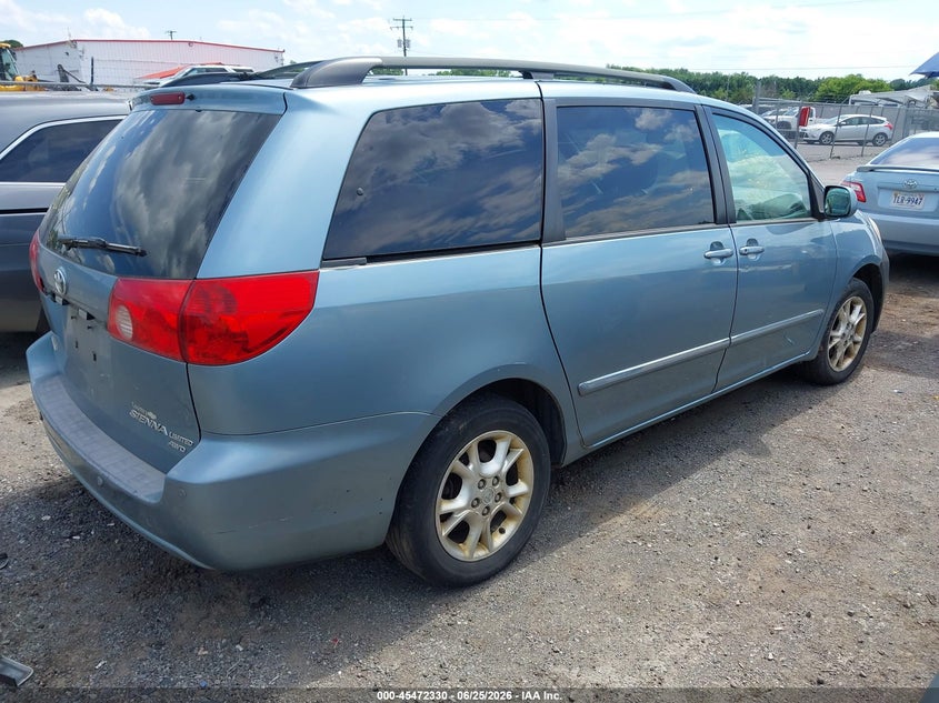2006 Toyota Sienna VIN 5TDBA22C76S055009 IAAI salvage auction — NORMAL WEAR, Clear (Virginia), sold $1,000 on 2026-07-07 (photo 4)