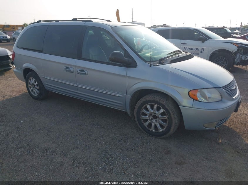 2001 Chrysler Town & country VIN 2C4GP54L41R352548 IAAI salvage auction — NORMAL WEAR, Original (Texas), sold $200 on 2026-07-07 (photo 1)
