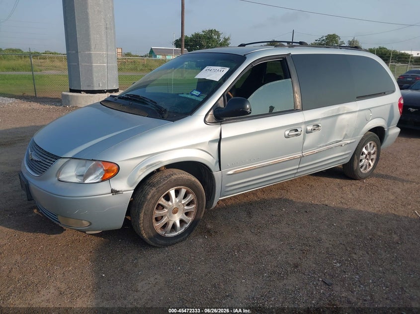 2001 Chrysler Town & country VIN 2C4GP54L41R352548 IAAI salvage auction — NORMAL WEAR, Original (Texas), sold $200 on 2026-07-07 (photo 2)