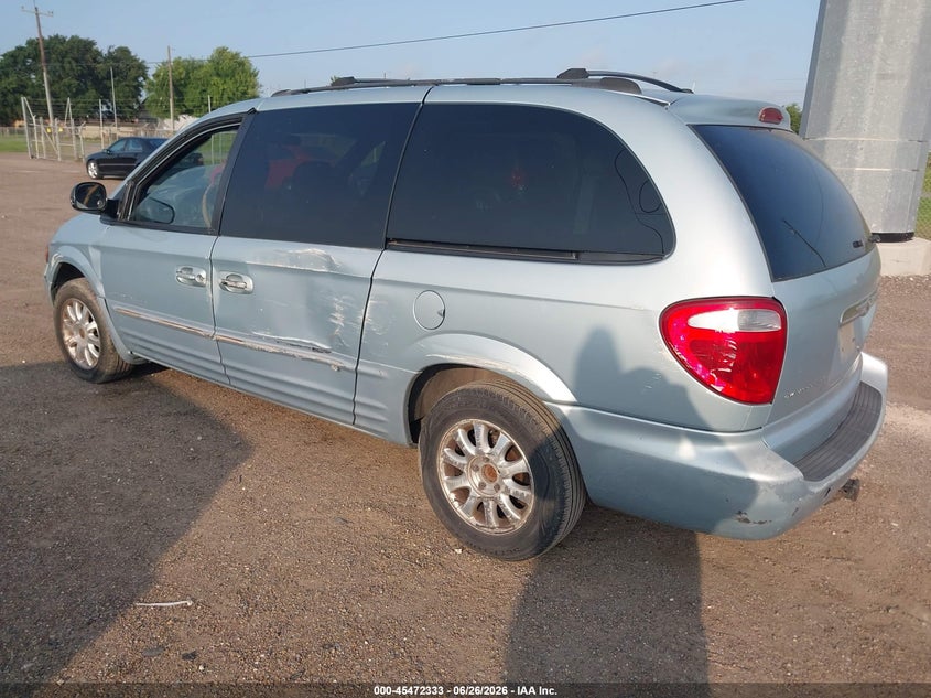 2001 Chrysler Town & country VIN 2C4GP54L41R352548 IAAI salvage auction — NORMAL WEAR, Original (Texas), sold $200 on 2026-07-07 (photo 3)