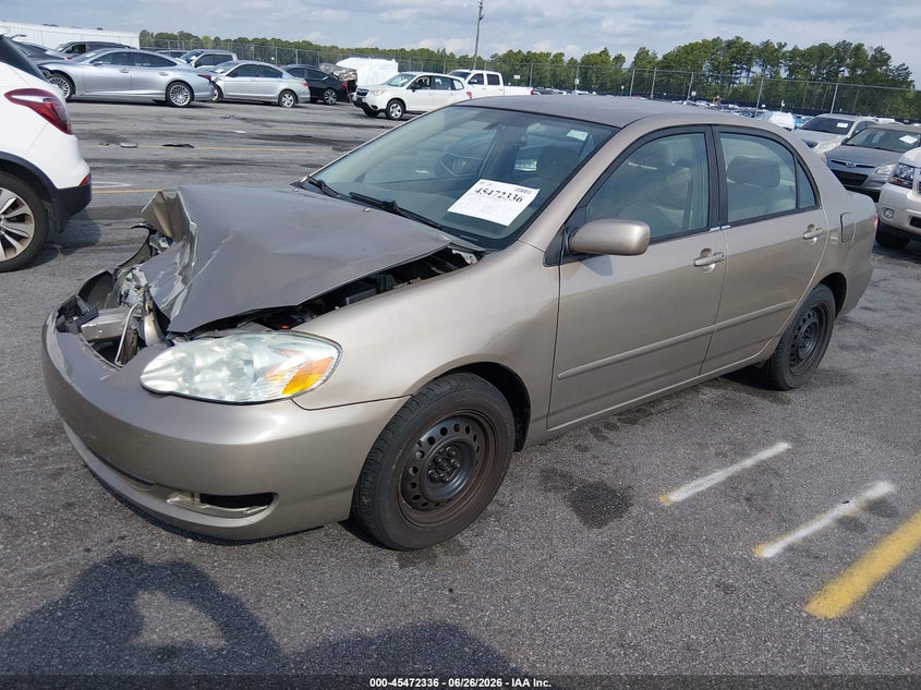 2006 Toyota Corolla VIN 1NXBR32E96Z713663 IAAI salvage auction — FRONT END, Salvage (South Carolina), sold $925 on 2026-07-19 (photo 2)