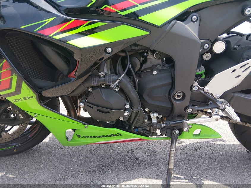 2024 Kawasaki Zx VIN JKBZXJJ1XRA000603 IAAI salvage auction — RIGHT FRONT, Salvage (California), sold $5,500 on 2026-07-09 (photo 9)