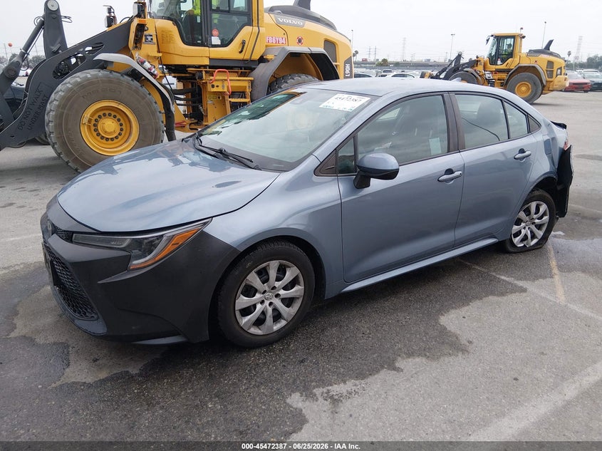 2020 Toyota Corolla VIN 5YFEPRAE7LP047293 IAAI salvage auction — LEFT REAR, Salvage Title, sold $4,675 on 2026-07-30 (photo 2)