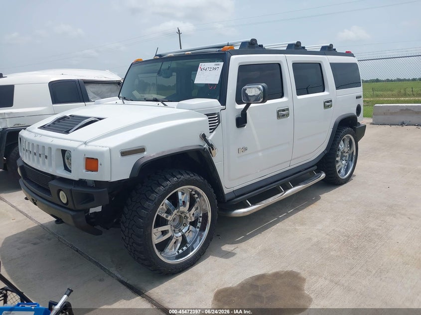 2003 Hummer H2 VIN 5GRGN23U33H123354 IAAI salvage auction — UNKNOWN, Original (Texas), sold $4,500 on 2026-07-10 (photo 2)