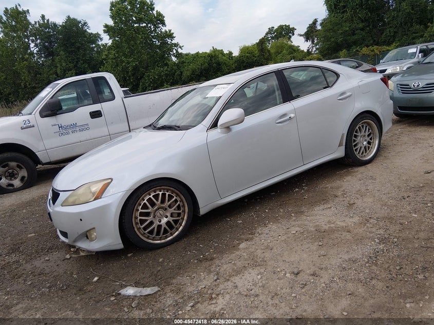 2007 Lexus Is 350 VIN JTHBE262772008379 IAAI salvage auction — NORMAL WEAR, Clear (Maryland), sold $1,125 on 2026-07-09 (photo 2)