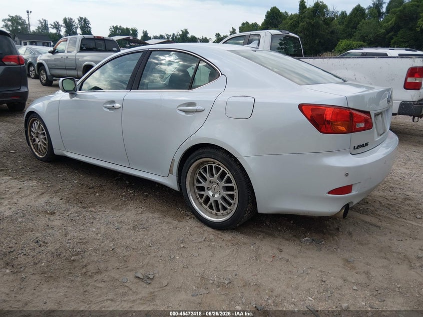 2007 Lexus Is 350 VIN JTHBE262772008379 IAAI salvage auction — NORMAL WEAR, Clear (Maryland), sold $1,125 on 2026-07-09 (photo 3)